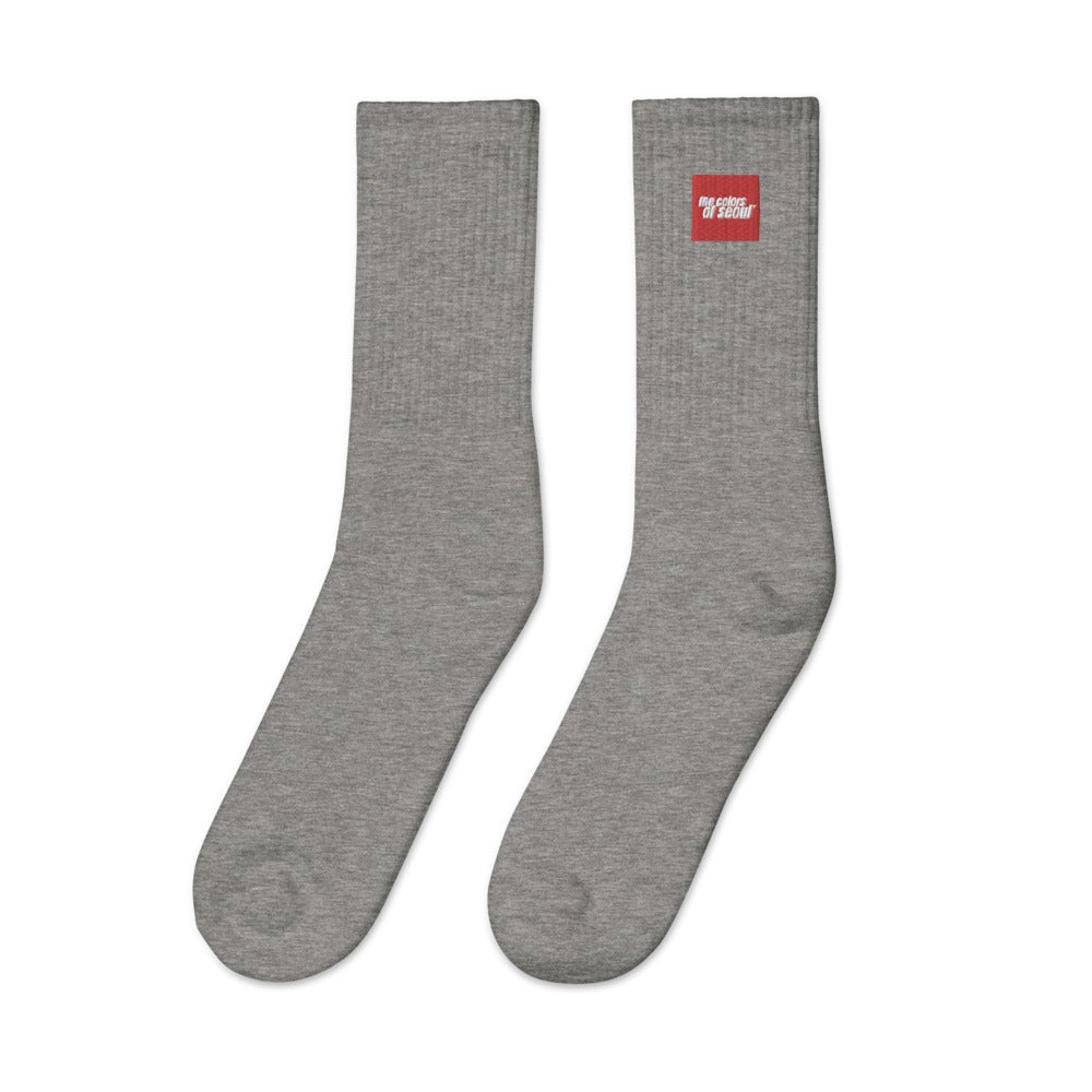 [UNISEX] HI-STREET Cote Logo Embroidered Socks